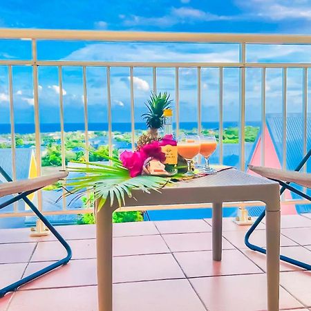 Magnifique Appartement Fleurs Caraibes - 6 Personnes En Residence Avec Piscine Privee - Sainte Anne المظهر الخارجي الصورة