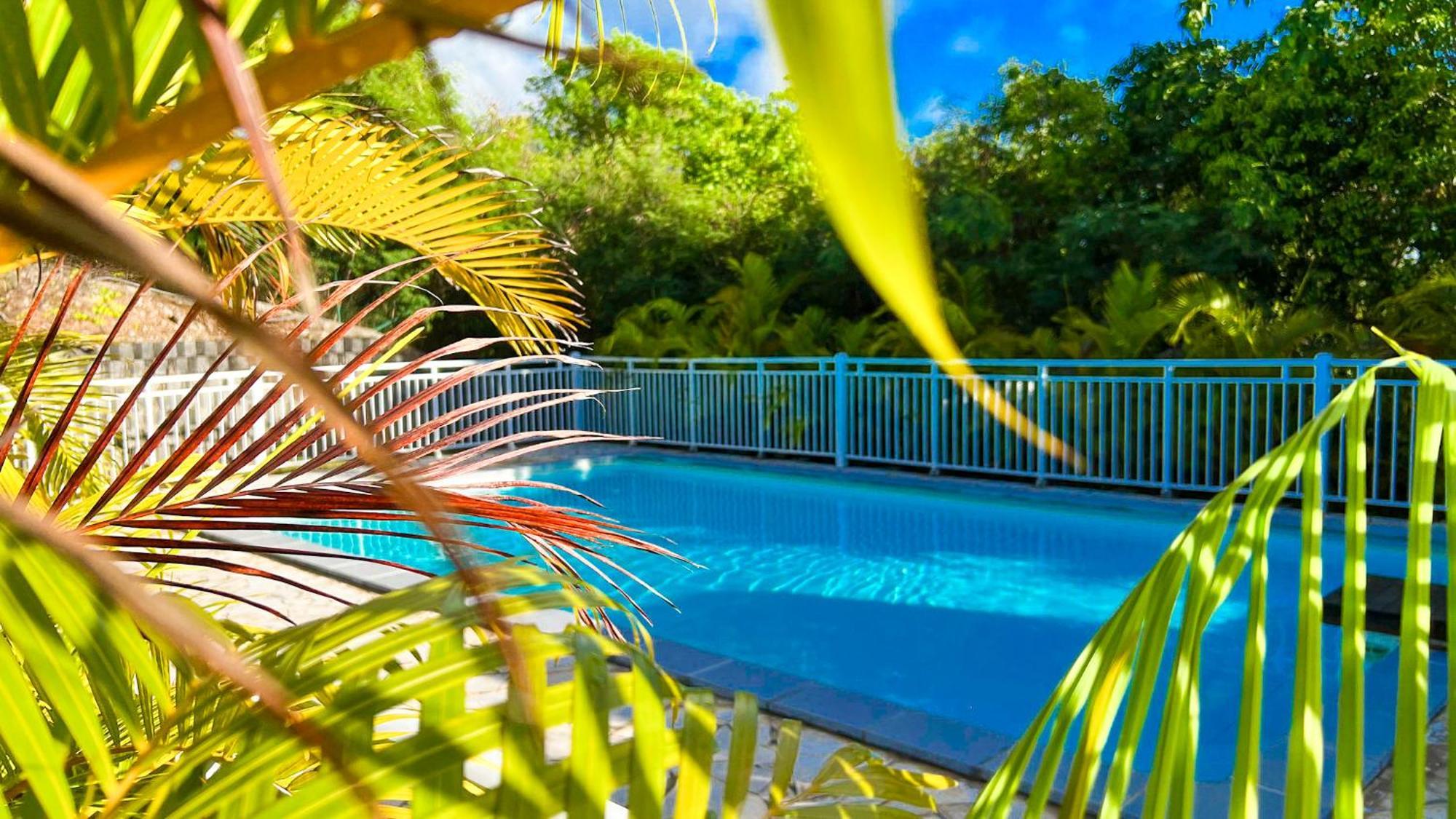 Magnifique Appartement Fleurs Caraibes - 6 Personnes En Residence Avec Piscine Privee - Sainte Anne المظهر الخارجي الصورة